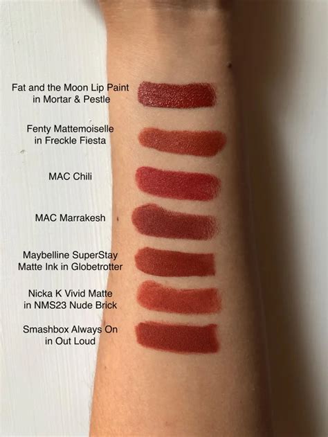 red brick lipstick